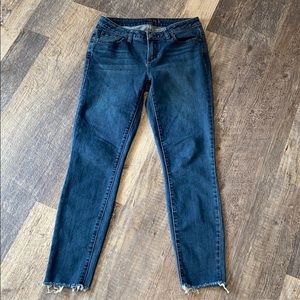 Prana skinny jeans raw hem 28x27.5